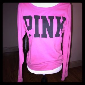 Pink Victoria’s Secret PINK fleece lined T-shirt